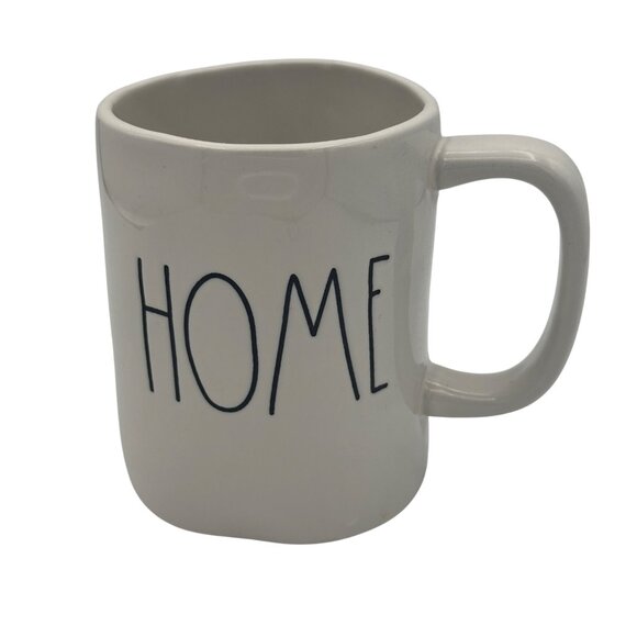 Rae Dunn Artisan Collection Home Mug 14 Oz Ceramic White Coffee Tea - Picture 1 of 4